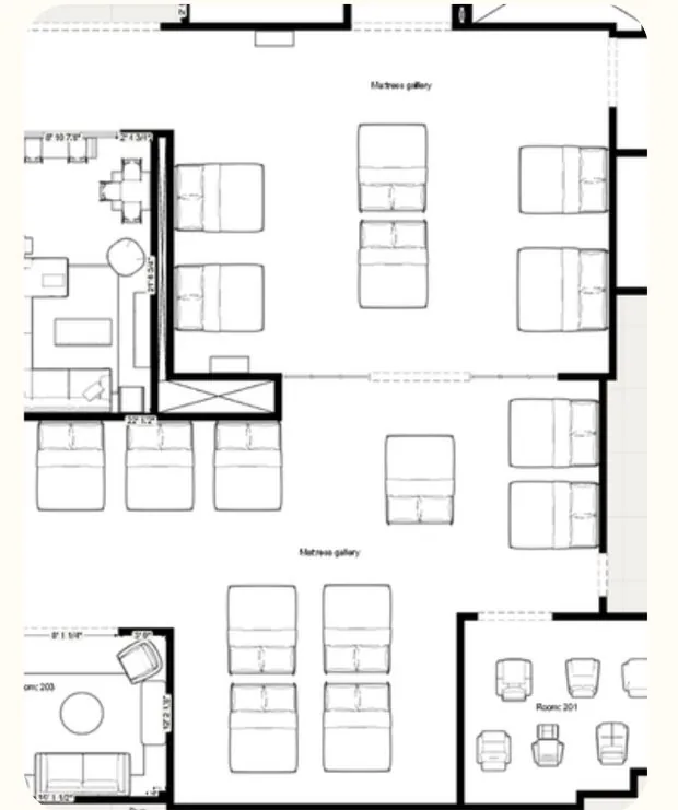 New plan, 17 displays placed